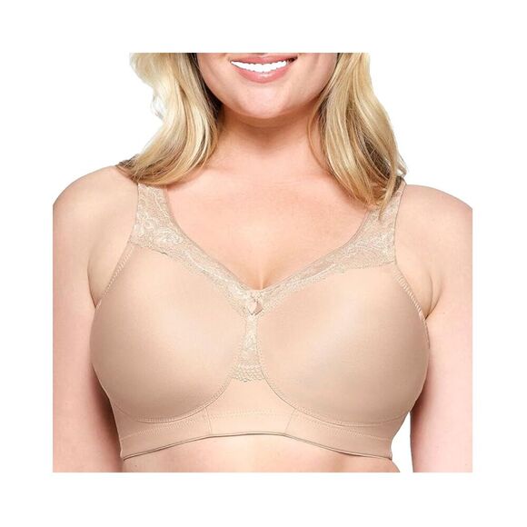 Glamorise Other - Glamorise 46B Women's Plus Size MagicLift Seamless Bra Wirefree 1007 NWOT